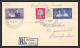 11217 Scott #103b-5b Fdc 17/2/1947 Oretotia Recommandé Lettre Cover Rsa South Africa  - FDC