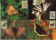 San Marino 1993 WWF W. W. F. Maximum Cards X4 Set Butterfly Butterflies Insects Fauna - Maximumkaarten