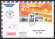 10880 Dumont D'urville Bloc N°2 40ème Anniversaire 1995 Fdc Par Avion Recommandé Lettre Cover TAAF Terres Australes  - Lettres & Documents