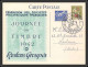 10778 Edouart Betancourt Journée Du Timbre 1942 Beziers Pour Nabonne Carte Postale Postcard France  - Covers & Documents