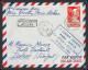 10183 1ère Liaison Aerienne Paris Dakar Par Avion à Reaction Asnière 18/3/1953 Lettre Cover France Aviation  - Erst- U. Sonderflugbriefe