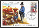 10002 N°1632 Journée Du Timbre 1970 Bourges Facteur De Ville Paris Carte Maximum Card France  - 1970-1979