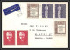 11901 Par Avion Affranchissement Marie Curie Lettre Cover Polska Pologne  - Briefe U. Dokumente