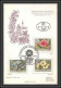 11750 N°986/988 Fleur Flowers Flower Fleurs 17/4/1964 Fdc Carte Postale Postcard Autriche Osterreich Austria  - FDC