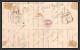 11682 LAC N°16 Victoria 4p Bord De Feuille Cachet 10 Vals Ardèche 1861 Lettre Cover Angleterre England Uk  - Lettres & Documents