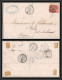 11681 Lsc N°16 Victoria 4p Bord De Feuille Cachet 11 Vals Ardèche 1860 Lettre Cover Angleterre England Uk  - Covers & Documents