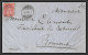 11599 Type Helvetia N°43 Fribourg 1870 Pour Romont Lsc Lettre Cover Suisse  - Storia Postale