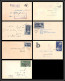 11555 Collection / Lot De 6 1950's Lettres Covers Israel  - Covers & Documents