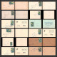 11556 N°58 NOUVEL AN 1952 Collection / Lot 11 Lettres Covers Israel  - Storia Postale