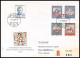 Delcampe - 11437 Bon Lot De 95 FDC Dont Bloc Recommandés Lettre Cover Suisse Helvetia  - Collections