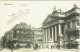 Bruxelles. La Bourse. Tram Hippomobile. - Avenues, Boulevards