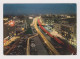 KUWAIT Night City View, Buildings, Old Cars, Vintage 1970s Photo Postcard W/20Fils. Topic Stamp (Ship) To Bulgaria /667 - Koweït