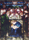 Virgen Mary Madonna Baby JESUS STAINED GLASSES Religion Vintage Postcard CPSM #PBQ186.GB - Virgen Maria Y Las Madonnas