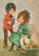 NIÑOS NIÑOS Escena S Paisajes Vintage Tarjeta Postal CPSM #PBU544.ES - Scènes & Paysages