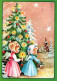 ÁNGEL NAVIDAD Vintage Tarjeta Postal CPSM #PAH637.ES - Anges