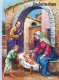 Vierge Marie Madone Bébé JÉSUS Noël Religion Vintage Carte Postale CPSM #PBB901.FR - Virgen Maria Y Las Madonnas