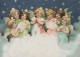 ANGE Bonne Année Noël Vintage Carte Postale CPSM #PAS768.FR - Anges