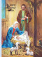 Vergine Maria Madonna Gesù Bambino Natale Religione Vintage Cartolina CPSM #PBB903.IT - Virgen Maria Y Las Madonnas