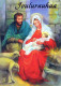 Vergine Maria Madonna Gesù Bambino Natale Religione Vintage Cartolina CPSM #PBB778.IT - Virgen Maria Y Las Madonnas