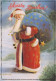 BABBO NATALE Natale Vintage Cartolina CPSM #PAK843.IT - Santa Claus