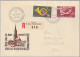 Schweiz Suisse 1949: R-Brief "Post & UPU" Zu 291+295 Mi 519+523 Yv 471+475 Mit Sonder-⊙ PHILATELIEVERBAND BERN 18.VI.49 - Briefe U. Dokumente