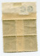 FRANCE N°130c ** TYPE SEMEUSE LIGNEE EN BLOC DE 4 AVEC MILLESIME 8 ( 1918 ) PAPIER GC - Millésimes