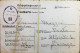 POW WW2 – WWII Italian Prisoner Of War In Germany - Censorship Censure Geprüft  – S7694 - Correo Militar (PM)