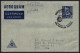 12715 Kobenhavn Detroit Chicago 6/6/1954 Premier Vol First Flight Aerogram Stationery Airmail Cover Danmark Danemark - Aviones