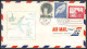 12629 Am 27 New York Miami 11/12/1959 Premier Vol First Flight Lettre Airmail Cover Usa United Nations Aviation - Aviones