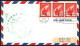 12625 Fam 27 New York Paris Rome 2/12/1959 Premier Vol First Flight Lettre Airmail Usa New York United Nations - Airplanes