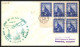 12621 Fam 27 New York Lisbon Madrid Portugal 18/5/1960 Premier Vol First Flight Lettre Usa New York United Nations - Airplanes