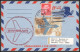 12536 Swissair New York Switzeland 2/5/1967 Premier Vol First Flight Airmail Entier Stationery KENNEDY Usa Aviation - 3c. 1961-... Briefe U. Dokumente