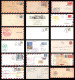 12742 Lot De 18 Lettres Documents Premier Vol First Flight Lettre Airmail Cover Usa Aviation - Aviones