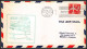12522 Am 84 Turbine Powered Helicopter Los Angeles San Bernardino 1/3/1967 Premier Vol First Flight Lettre Airmail Cover - 3c. 1961-... Covers