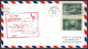 12274 Am 94 Liberty 7/6/1954 Premier Vol First Flight Lettre Airmail Cover Usa Aviation - 2c. 1941-1960 Storia Postale