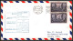 12240 Am 88 Marion 15/4/1953 Premier Vol First Flight Lettre Airmail Cover Usa Aviation - 2c. 1941-1960 Cartas & Documentos