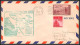 12186 Am 73 Provo 17/1/1947 Premier Vol First Flight Lettre Airmail Cover Usa Aviation - 2c. 1941-1960 Lettres
