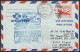 Delcampe - 12206 Lot 3 Couleurs Fam 27 Detroit To Zutich Suisse Helvetia 2/4/1949 Premier Vol First Flight Airmail Stationery - 2c. 1941-1960 Briefe U. Dokumente