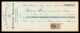 12955 50c 1926 Verreries Richarme Rive De Gier Loire 1926 Timbre Fiscal Fiscaux Sur Document France - Storia Postale