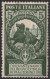 Italia / Italia 1911 Correo 89 **/MNH 5 + 5 Ctms. Verde - Aniversario Fundación - Altri & Non Classificati