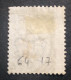 GB58 Victoria 4 P Gris Brun YT 64  Planche 17 Couronne Oblitéré - Used Stamps