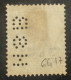 GB59 Victoria 4 P Gris Brun YT 64 PERFORÉ « HSB » Planche 17 Couronne Oblitéré - Used Stamps