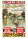 Publicite - Great Western Railway - The Upper Thames - Boating Season - William Stephen Tomkin - Art Peinture Illustrati - Advertising