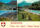 74 - Morzine - Multivues - Piscines - Blasons - Flamme Postale - CPM - Voir Scans Recto-Verso - Morzine