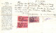 TIMBRES FISCAUX Sur Documents Ancy Le Franc Yonne 1939 Chassignelles - Covers & Documents