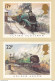 England Great Britain Maximum Card 22.01.1985 Famous Trains (no Stamp) (5 St.) - Treni