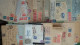 Delcampe - FRANCE - DESTOCKAGE - Lot De 136 Lettres (enveloppes) Recommandées, Express, VD, Chargées Toutes Périodes - 9 Photos - Posttarieven