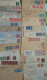 Delcampe - FRANCE - DESTOCKAGE - Lot De 136 Lettres (enveloppes) Recommandées, Express, VD, Chargées Toutes Périodes - 9 Photos - Tarifas Postales