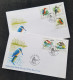 Vietnam Kingfishers 1996 Birds Fauna Flower Bird Kingfisher (FDC) *imperf *see Scan - Viêt-Nam