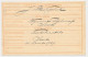 Verhuiskaart G.8 Bijfrankering  Soest  - Nederlands Indie 1929 - Tarief Juist - Briefe U. Dokumente
